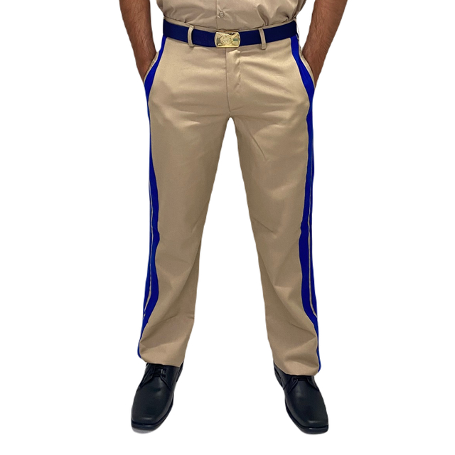 Calça caqui para uniforme diário do Colégio CPM BA