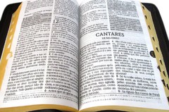 Bíblia letra hipergigante - capa com zíper verde folha