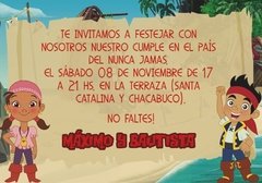 Tarjeta Jake y los Piratas (TRJSF0022)