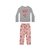 Pijama Longo Infantil Feminino Yoga Mescla 13023 - Elian 