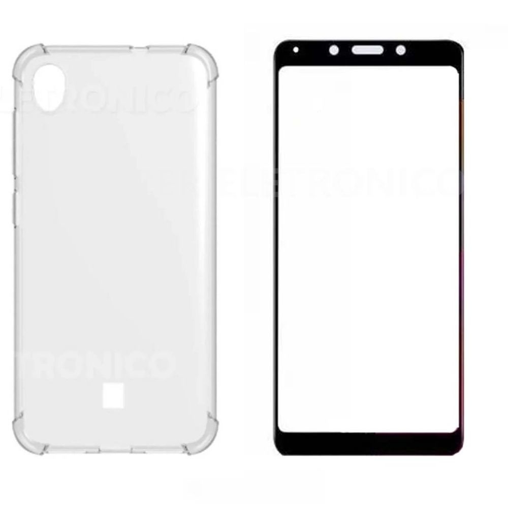 Capa Anti Impacto LG K8 Plus Lmx120bmw + Película Vidro 3d