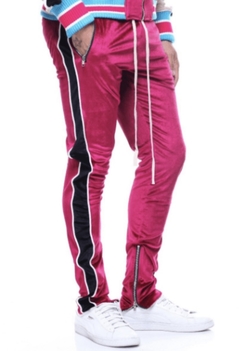 Hudson NYC Colorblock Track Pant Velour