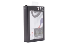 Jordan Infant Rivals Oversized Bodysuit 3-Piece Set White (Talle 0-6 meses) - tienda online