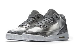 AIR JORDAN RETRO 3 METALLIC SILVER “CHROMO" - GS - comprar online