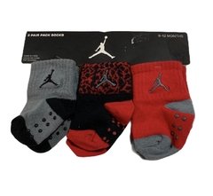 Jordan 3 Pair Pack Socks (6 a 12 Meses)