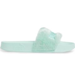 FENTY PUMA by Rihanna 'Leadcat Fenty' Faux Fur Bay-Puma Silver - LoDeJim