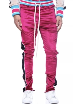 Hudson NYC Colorblock Track Pant Velour - comprar online