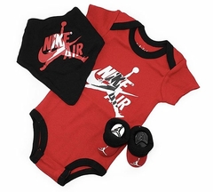 Jordan Infant Rivals Oversized Bodysuit 3-Piece Set Red (Talle 0-6 meses) - comprar online
