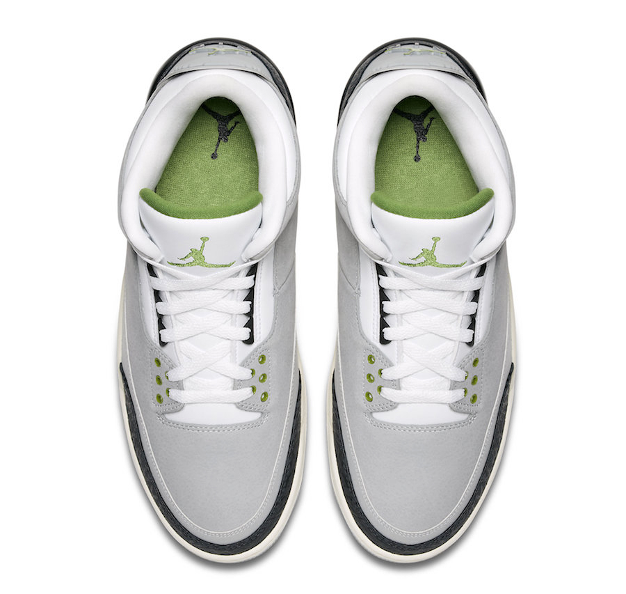 Air Jordan Retro 3 Chlorophyll - Men's - LoDeJim