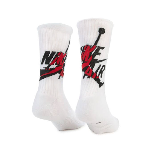white jordan socks