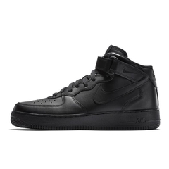 Wmn's Nike Air Force 1 Mid '07 BLACK ON BLACK