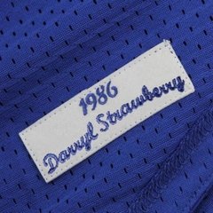 Darryl Strawberry 1986 Authentic Mesh BP Jersey New York Mets Jersey (L)