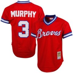 Dale Murphy 1980 Authentic Mesh BP Jersey Atlanta Braves Jersey (L)