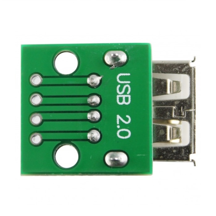 Módulo Conector USB-A Fêmea para DIP