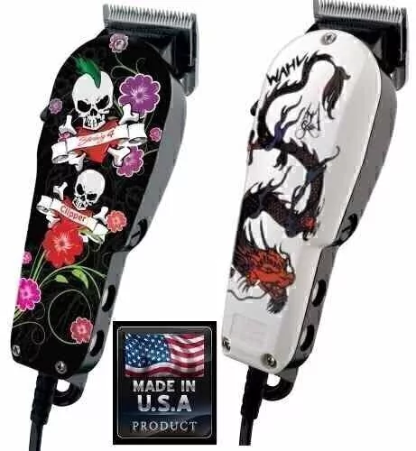 TAPA SUPERIOR * CARCAZA PARA CORTADORA MARCA WAHL MODELO SUPER TAPER MODELO TATOO ó DRAGON ó TRADICIONAL RAYA AMARILLA