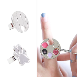 ANILLO PALETA DE COLORES PARA DECORACION DE UÑAS * VARIOS COLORES - TODOPELUQUERIAS