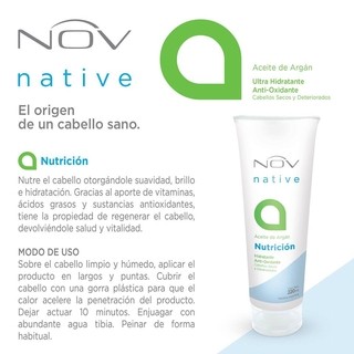 BAÑO DE CREMA / NUTRICION DE ARGAN ó LINO ó KERATINA HIDROLISADA MARCA NOV  POR 220 Grs