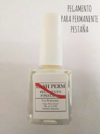 COLA / ADHESIVO / PEGAMENTO PARA PERMANENTE DE PESTAÑAS PARA VARIOS  SERVICIOS MARCA LASH PERM POR 11 ml.