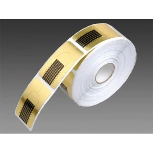 MOLDES DORADOS PARA UÑAS ESCULPIDAS / ACRILICAS * ROLLO POR 500 UNIDADES * CODIGO 503 - TODOPELUQUERIAS