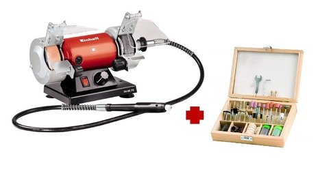 AMOLADORA DE BANCO MULTIFUNCIÓN EINHELL TH-XG 75 KIT