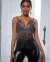 TOP KIM CON FLECOS SILVER - comprar online