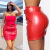 POLLERA ROJA DE CUERINA 'ZIPPER' en internet