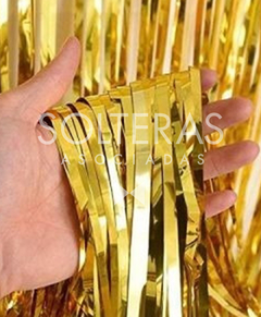Imagen de Fondo para photobooth dorado - cortina metalizada
