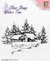 Nellie´s Snellen Clear Stamps Winter Time "Wintery house" / Sello casa de Invierno