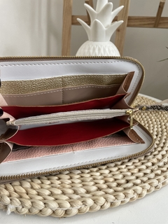 MAXI BILLETERA GAMUZADA REPTIL - comprar online