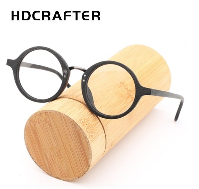 Hdcrafter* 0776 Armação De Óculos Masculino Madeira Natural