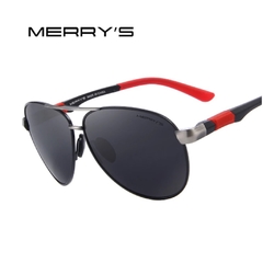 Merry’s* 8404 Óculos de Sol Masculino Alumínio Polarizado