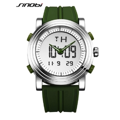 Sinobi* 9368 Relógio Masculino Silicone Sport - Simple Market