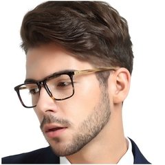 Occi Chiari* 3387 Armação de Óculos Masculino Retangular Acetato - comprar online
