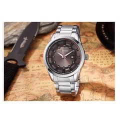 Relógio Masculino Aço Inox Curren* 8246 - Simple Market