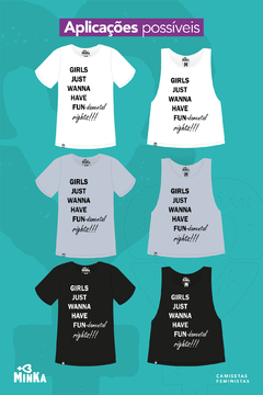 Camiseta Girls Just Wanna Have Fundamental Rights - comprar online