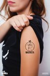 Tatuagem Temporária Xô Machista - MinKa Camisetas Feministas