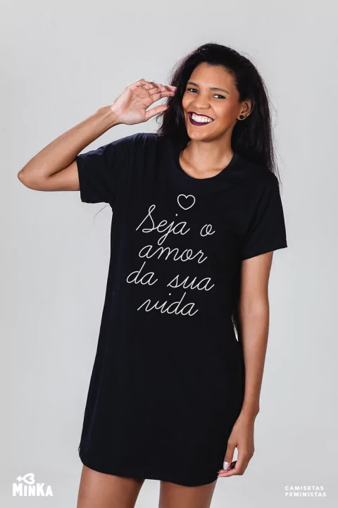 Camiseta Seja o Amor da Sua Vida - MinKa Camisetas