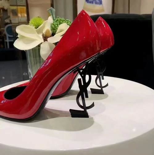 Sapato Pump Ysl Com Salto Logo 12 - Pysl0001 - GVimport