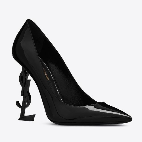 Sapato Pump Ysl Com Salto Logo 12 - Pysl0001 - GVimport