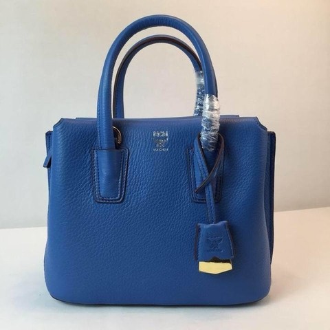 mcm baby blue bolsa