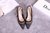 Slingback de Plumetis Nude e strass 6,5 cm - GVimport