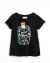 REMERA NEGRA "FLOWERS" ¡¡ULTIMO TALLE!! - comprar online