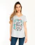 REMERA GRIS "FLOWERS" ¡¡ULTIMO TALLE!! - comprar online