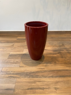 Imagem do vaso esmaltado 60x34 - vermelho