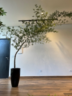 Bambu mosso artificial 2,70 metros curvado pára direita - comprar online