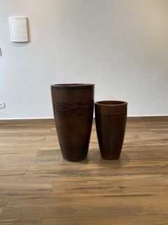 Vaso de polietileno 70x40cm (ferrugem) - loja online