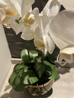 Arranjo orquídeas artificiais - loja online