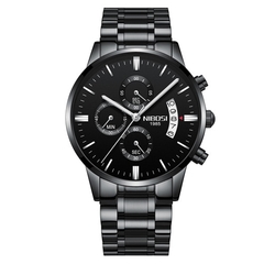 Relógio masculino NIBOSI Luxury novo modelo - comprar online