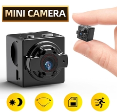 Mini câmera HD 720 com visão noturna e detecção de movimento 