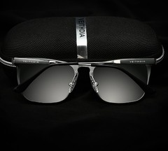 Óculos de Sol Masculino retrô alumínio lentes polarizadas na internet